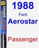 Passenger Wiper Blade for 1988 Ford Aerostar - Vision Saver