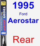 Rear Wiper Blade for 1995 Ford Aerostar - Vision Saver