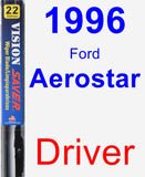 Driver Wiper Blade for 1996 Ford Aerostar - Vision Saver