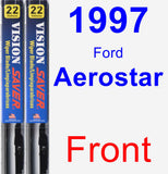 Front Wiper Blade Pack for 1997 Ford Aerostar - Vision Saver