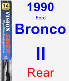 Rear Wiper Blade for 1990 Ford Bronco II - Vision Saver