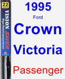 Passenger Wiper Blade for 1995 Ford Crown Victoria - Vision Saver