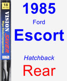 Rear Wiper Blade for 1985 Ford Escort - Vision Saver