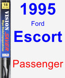 Passenger Wiper Blade for 1995 Ford Escort - Vision Saver