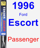 Passenger Wiper Blade for 1996 Ford Escort - Vision Saver