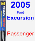 Passenger Wiper Blade for 2005 Ford Excursion - Vision Saver