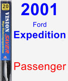 Passenger Wiper Blade for 2001 Ford Expedition - Vision Saver