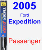 Passenger Wiper Blade for 2005 Ford Expedition - Vision Saver