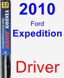 Driver Wiper Blade for 2010 Ford Expedition - Vision Saver