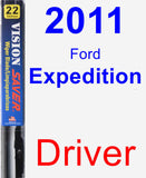 Driver Wiper Blade for 2011 Ford Expedition - Vision Saver