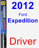 Driver Wiper Blade for 2012 Ford Expedition - Vision Saver