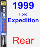 Rear Wiper Blade for 1999 Ford Expedition - Vision Saver