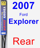 Rear Wiper Blade for 2007 Ford Explorer - Vision Saver