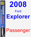 Passenger Wiper Blade for 2008 Ford Explorer - Vision Saver