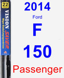 Passenger Wiper Blade for 2014 Ford F-150 - Vision Saver