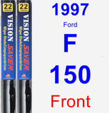 Front Wiper Blade Pack for 1997 Ford F-150 - Vision Saver