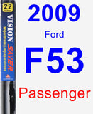 Passenger Wiper Blade for 2009 Ford F53 - Vision Saver