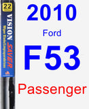 Passenger Wiper Blade for 2010 Ford F53 - Vision Saver