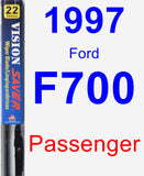 Passenger Wiper Blade for 1997 Ford F700 - Vision Saver