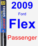 Passenger Wiper Blade for 2009 Ford Flex - Vision Saver