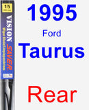 Rear Wiper Blade for 1995 Ford Taurus - Vision Saver