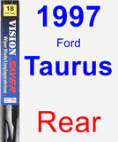 Rear Wiper Blade for 1997 Ford Taurus - Vision Saver