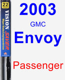 Passenger Wiper Blade for 2003 GMC Envoy - Vision Saver