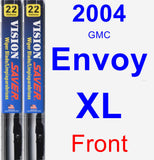 Front Wiper Blade Pack for 2004 GMC Envoy XL - Vision Saver