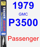 Passenger Wiper Blade for 1979 GMC P3500 - Vision Saver