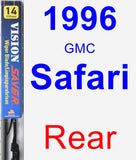 Rear Wiper Blade for 1996 GMC Safari - Vision Saver