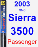 Passenger Wiper Blade for 2003 GMC Sierra 3500 - Vision Saver