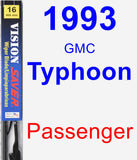 Passenger Wiper Blade for 1993 GMC Typhoon - Vision Saver