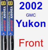 Front Wiper Blade Pack for 2002 GMC Yukon - Vision Saver