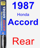 Rear Wiper Blade for 1987 Honda Accord - Vision Saver