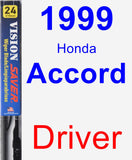 Driver Wiper Blade for 1999 Honda Accord - Vision Saver