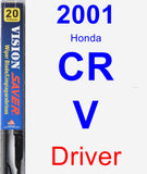 Driver Wiper Blade for 2001 Honda CR-V - Vision Saver