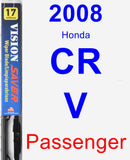 Passenger Wiper Blade for 2008 Honda CR-V - Vision Saver