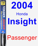 Passenger Wiper Blade for 2004 Honda Insight - Vision Saver