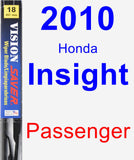 Passenger Wiper Blade for 2010 Honda Insight - Vision Saver