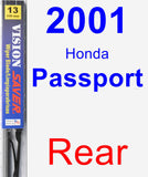 Rear Wiper Blade for 2001 Honda Passport - Vision Saver