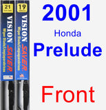 Front Wiper Blade Pack for 2001 Honda Prelude - Vision Saver