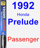 Passenger Wiper Blade for 1992 Honda Prelude - Vision Saver