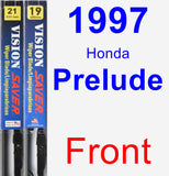 Front Wiper Blade Pack for 1997 Honda Prelude - Vision Saver