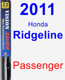 Passenger Wiper Blade for 2011 Honda Ridgeline - Vision Saver