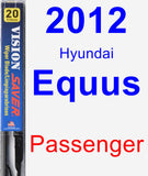 Passenger Wiper Blade for 2012 Hyundai Equus - Vision Saver