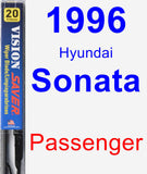 Passenger Wiper Blade for 1996 Hyundai Sonata - Vision Saver