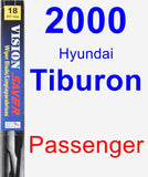 Passenger Wiper Blade for 2000 Hyundai Tiburon - Vision Saver