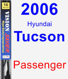 Passenger Wiper Blade for 2006 Hyundai Tucson - Vision Saver