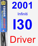 Driver Wiper Blade for 2001 Infiniti I30 - Vision Saver