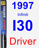 Driver Wiper Blade for 1997 Infiniti I30 - Vision Saver